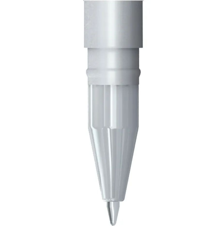 Ручка гелевая 12 штук в комплекте MESHU серебристый металлик/тонкое письмо/масляные чернила  #1