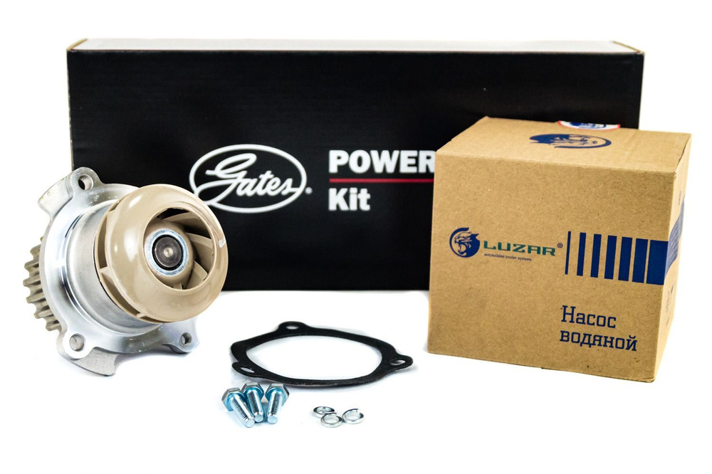 Комплект замены ремня ГРМ Gates K015631XS с помпой Luzar LWP 01274 на ...