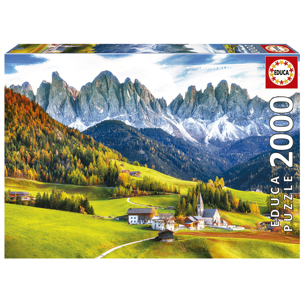 Пазлы 2000 элементов Осень в Альпах для взрослых #1