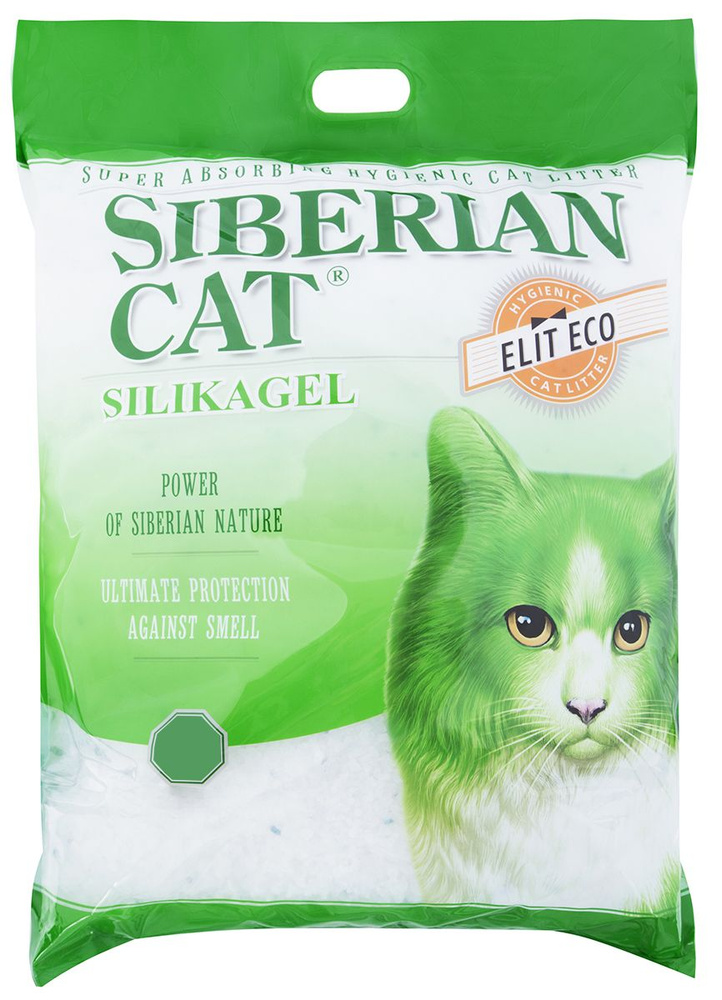 Наполнитель Siberian Cat Elit Eco Silikagel для кошачьих туалетов, 24 л, 11.15 кг  #1