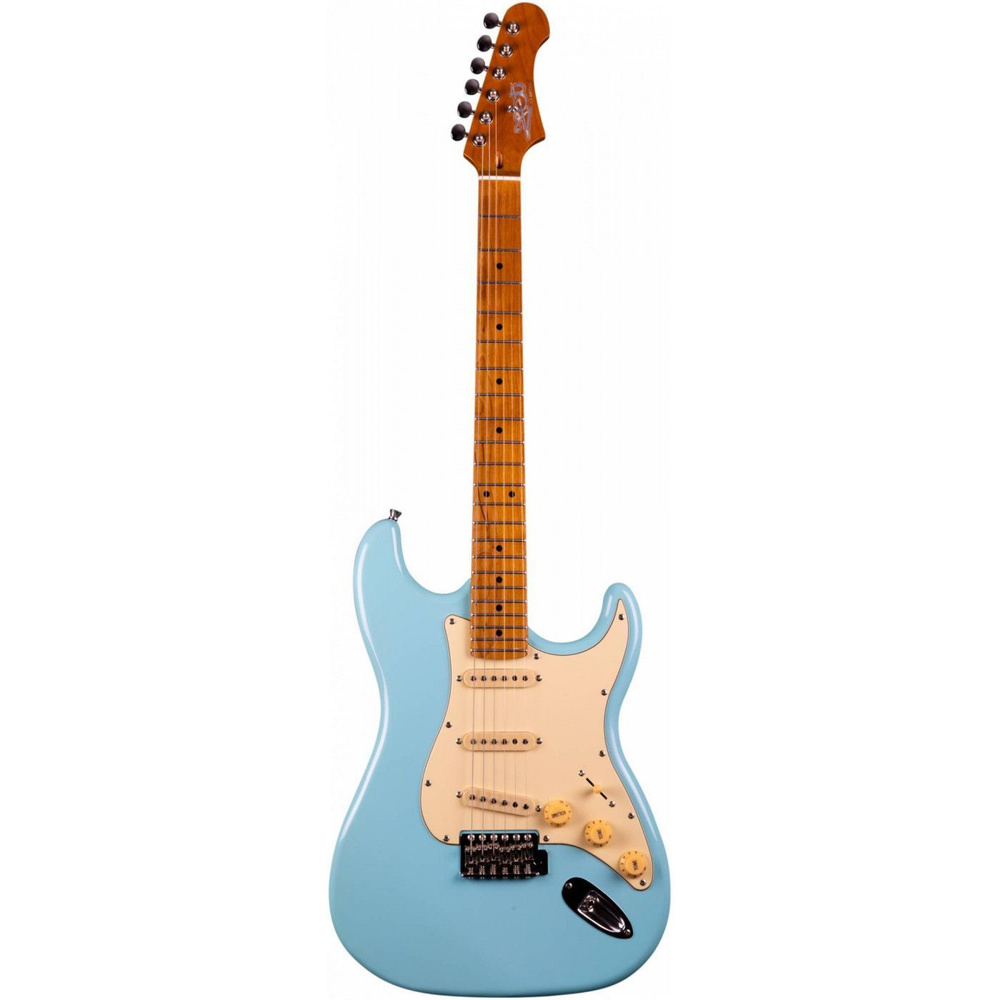 Электрогитара Stratocaster (S-S-S) с винтажным тремоло, Sonic Blue, Jet  #1