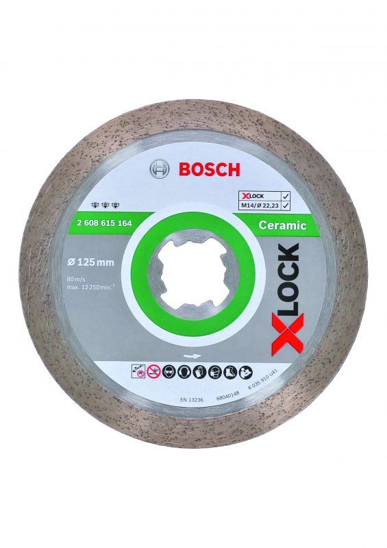 Диск алмазный BOSCH Best for Ceramic X-LOCK 125 x 22,23 x 1,6 x 10мм #1