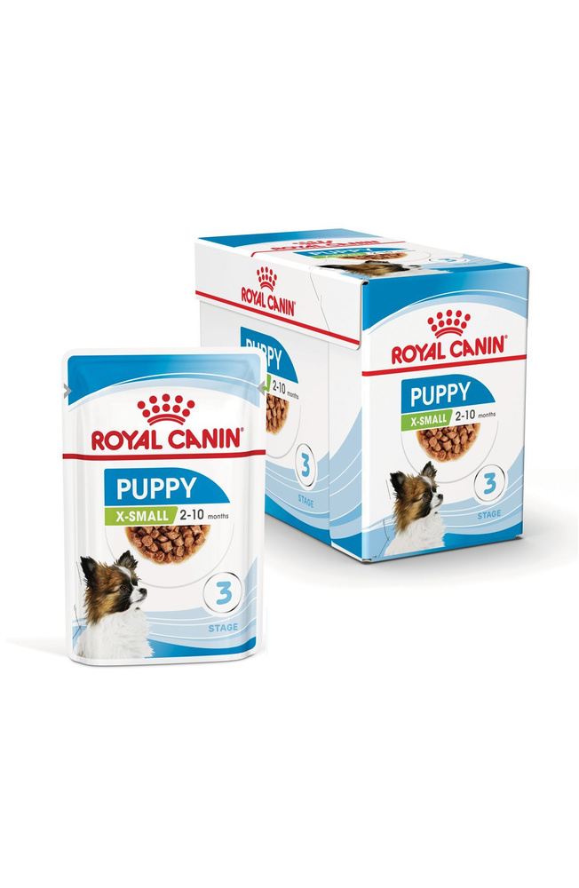 Royal Canin X-Small Puppy (в соусе) Влажный корм для щенков миниатюрных размеров до 10 месяцев 85г*12 #1