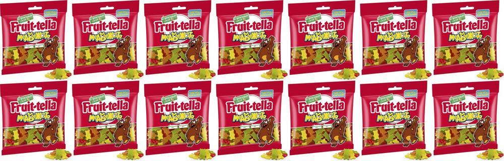 Мармелад Fruittella Медвежата жевательный, комплект: 14 упаковок по 150 г  #1