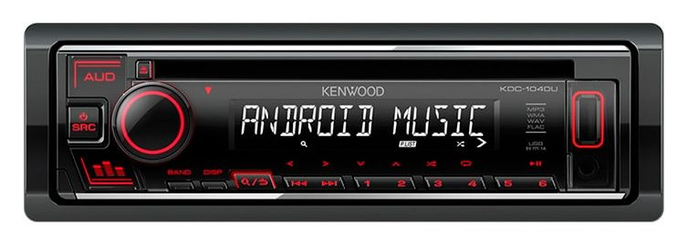 Автомагнитола Kenwood KDC-1040U черный #1