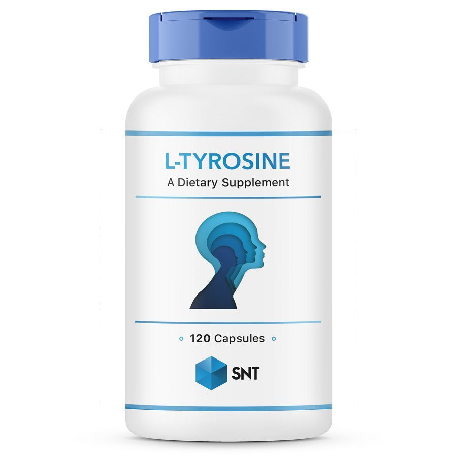 Тирозин, SNT L-Tyrosine 500 мг, 120 капсул #1