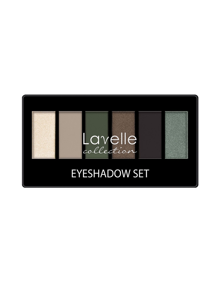 Lavelle Collection Тени для век, палетка теней для глаз, тон 04 золотисто-зеленый  #1