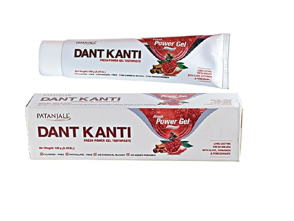 DANT KANTI FRESH POWER Gel Patanjali / Дант Канти Фреш зубная паста-гель, 150 г  #1