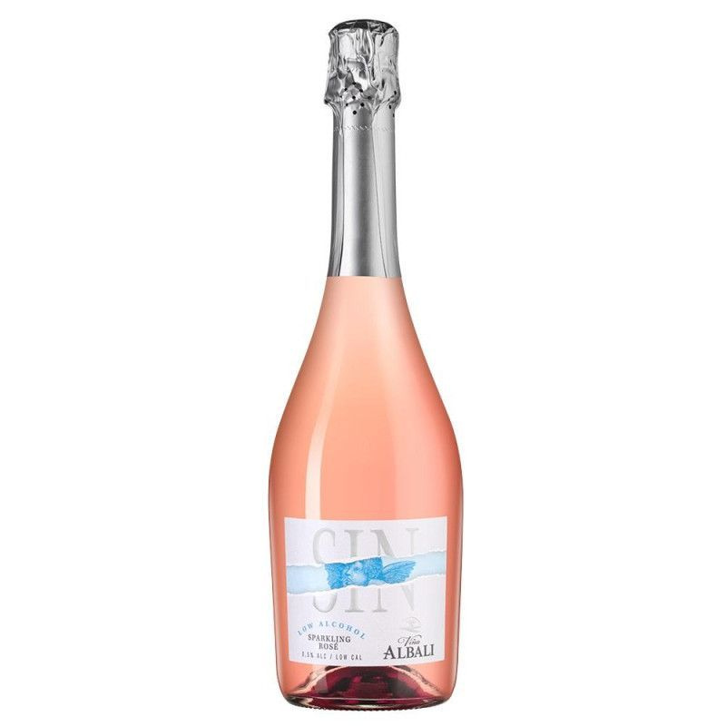Вино безалкогольное игристое розовое Винья Албали Sparkling Rose, 0,75л. Albali  #1