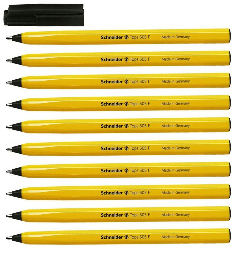 Schneider Ручка Шариковая, толщина линии: 0.4 мм, цвет: Черный, 10 шт.  #1