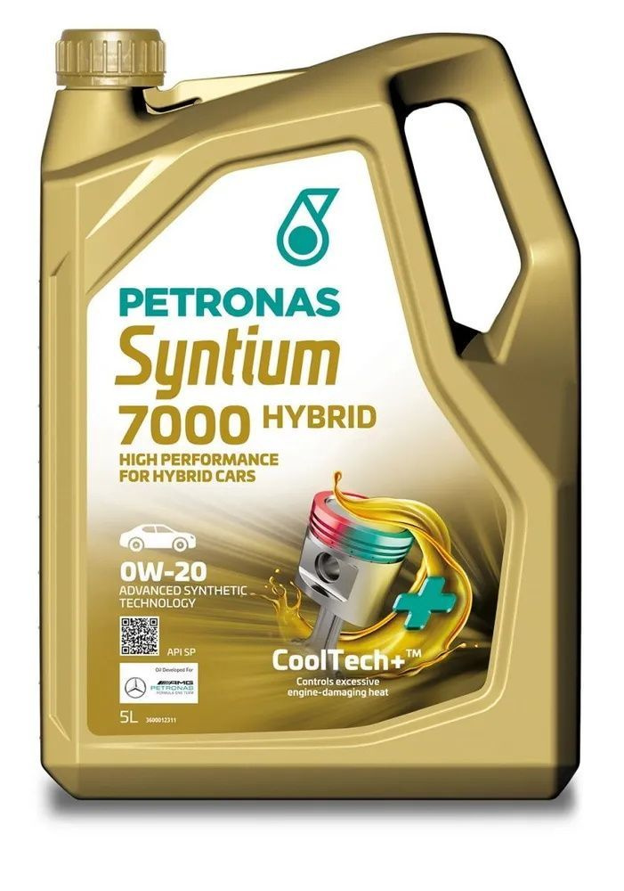 PETRONAS SYNTIUM 7000 HYBRID 0W-20 Масло моторное, Синтетическое, 5 л #1