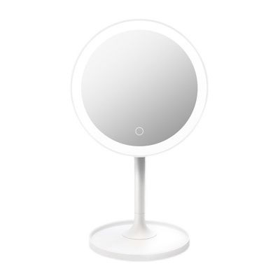 Зеркало косметическое Xiaomi DOCO Daylight Small White Mirror Standard Edition HZJ001 (белое)  #1