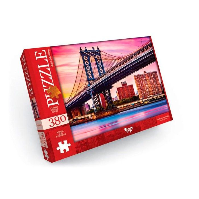 Пазлы картонные Манхэ ттенский мост , 380 элементов #1