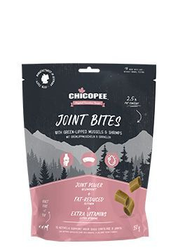 Лакомство для собак Chicopee Joint bites С зеленогубыми мидиями и креветками 0,35кг  #1