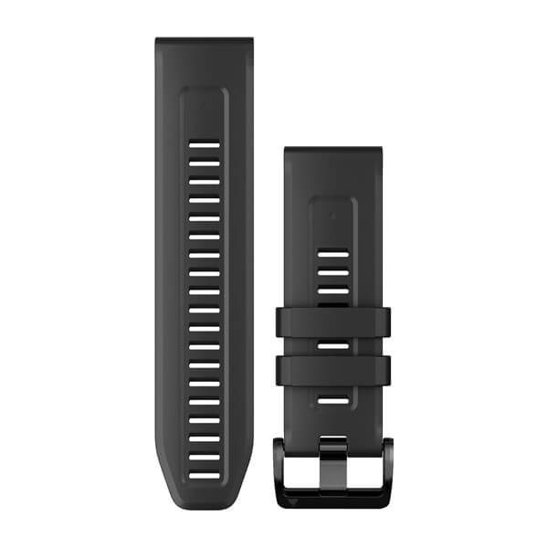 Сменный ремешок Garmin QuickFit 26мм Black Silicone (010-13117-00) #1