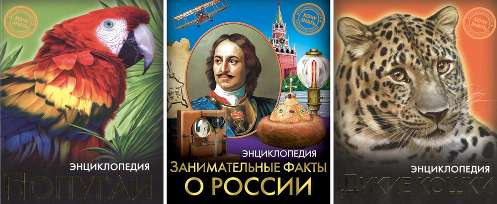 Комплект из 3 книг ЭНЦИКЛОПЕДИЯ. ХОЧУ ЗНАТЬ. | Соколова Ярослава, Балуева Оксана Борисовна  #1