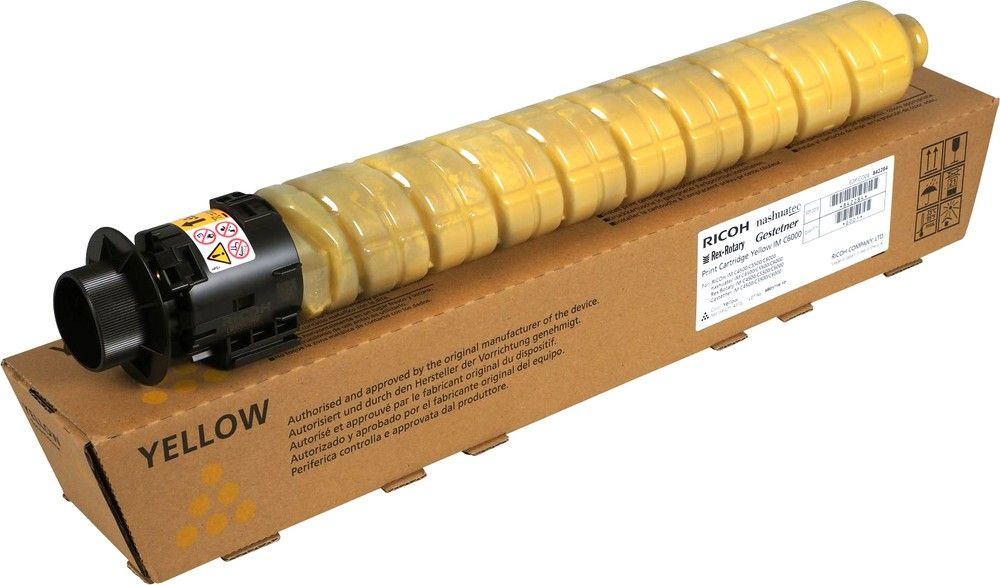 Тонер-картридж Ricoh C6000 (842284), лазерный, жёлтый #1