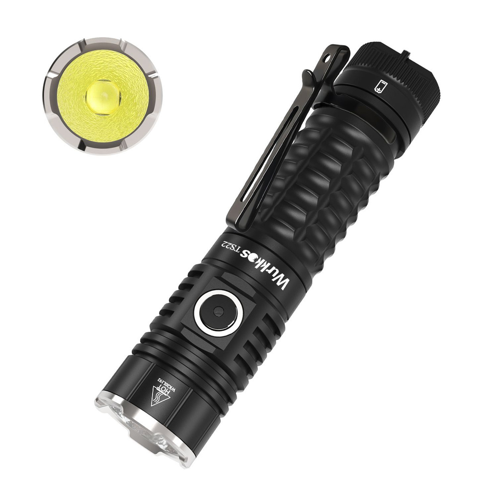 Фонарь Wurkkos TS22 LED 21700 XHP70.2 Max 4500LM IP68 черный 6500K #1