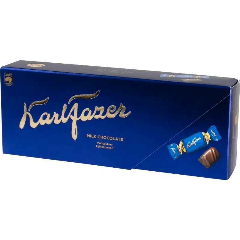 Конфеты из молочного шоколада Karl Fazer Milk chocolate, 270 г #1