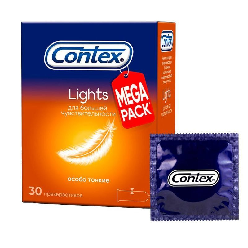 Презервативы Contex Lights, 30 шт. #1