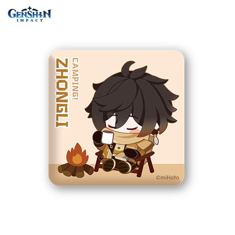 Значок Go Camping! Series Square Can Badges Zhongli 6975213688342 #1