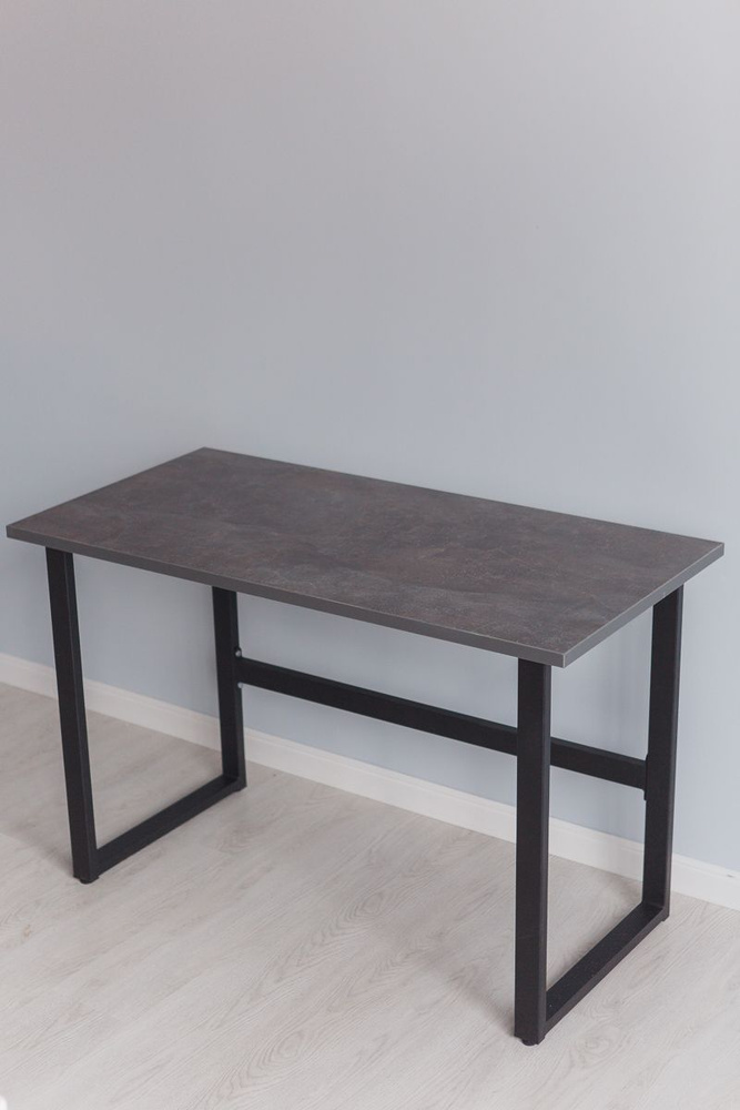Стол компьютерный Good Desk Loft,размер 140х70х75 см, цвет ателье темный, цвет ножек черный  #1
