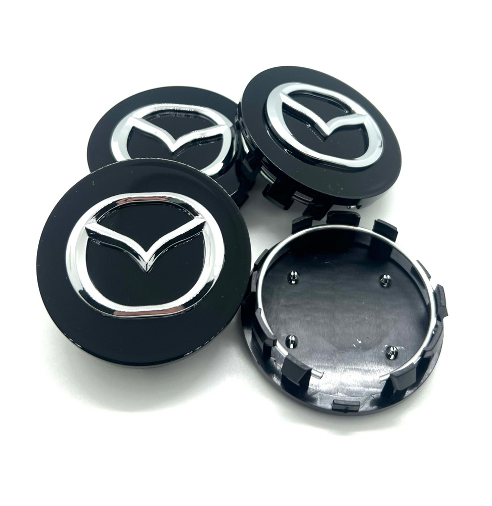 Колпачки заглушки на литые диски Mazda ( Replay C-570 59 / 56 / 12 ) 4 штуки.  #1