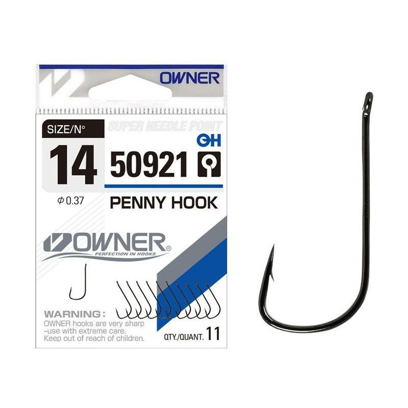 Крючок Owner 50921 BC №10 Penny Hook (10шт.) #1