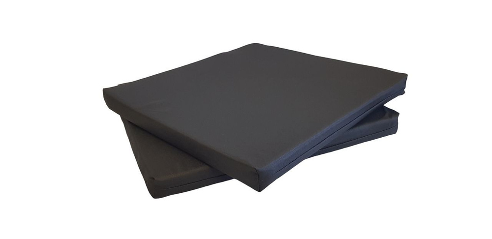 Комплект подушек для 2-х местного дивана Альтернатива, цвет черный  #1
