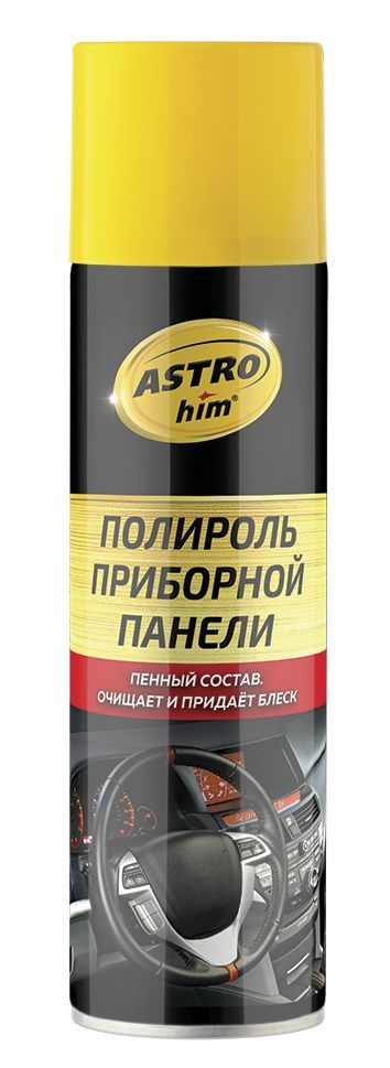 Полироль для пластика авто и приборной панели ASTROhim, горная свежесть, аэрозоль, 335 мл, AC2333  #1