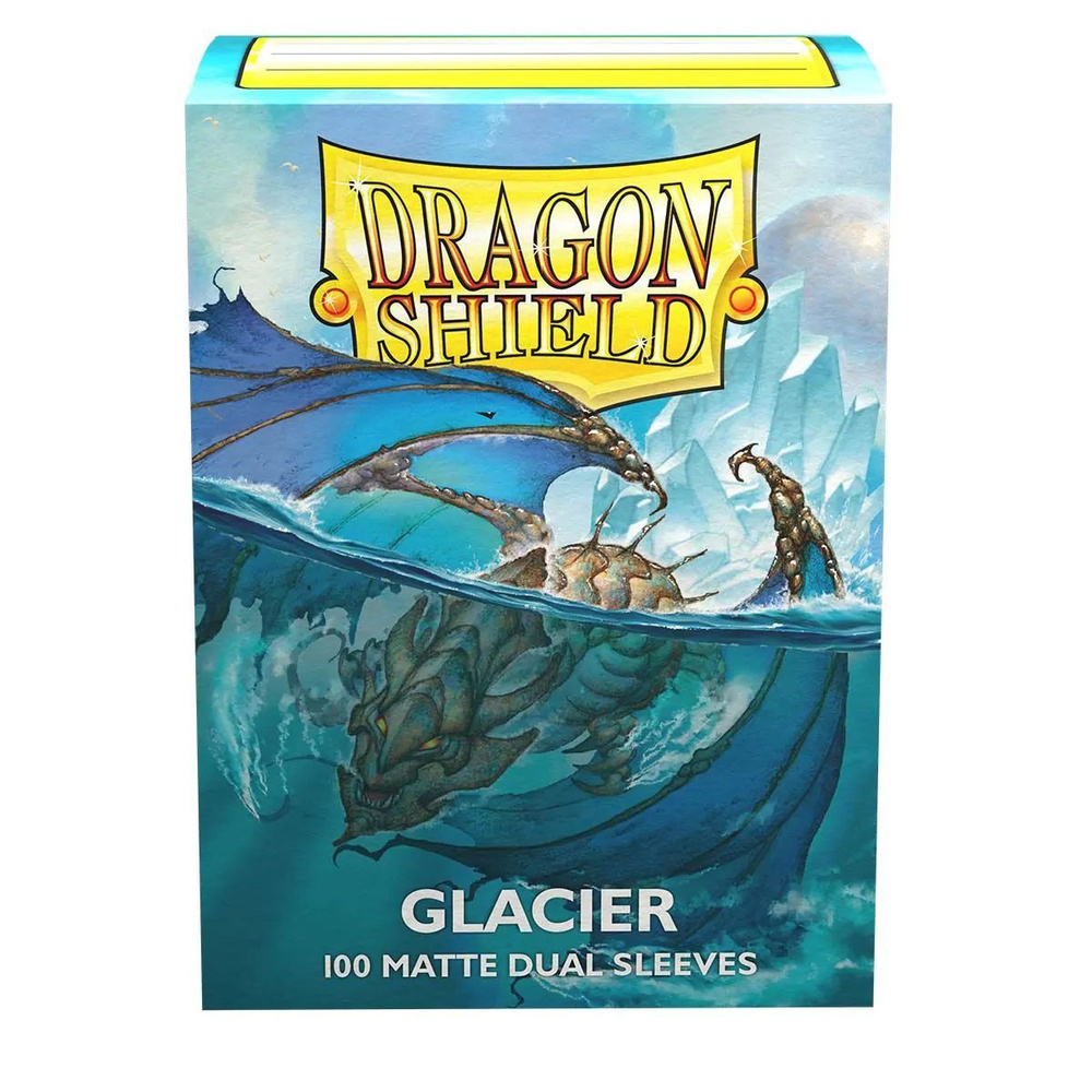 Протекторы для карт стандартного размера Dragon Shield - Dual Matte Glacier (100шт. в упаковке)  #1