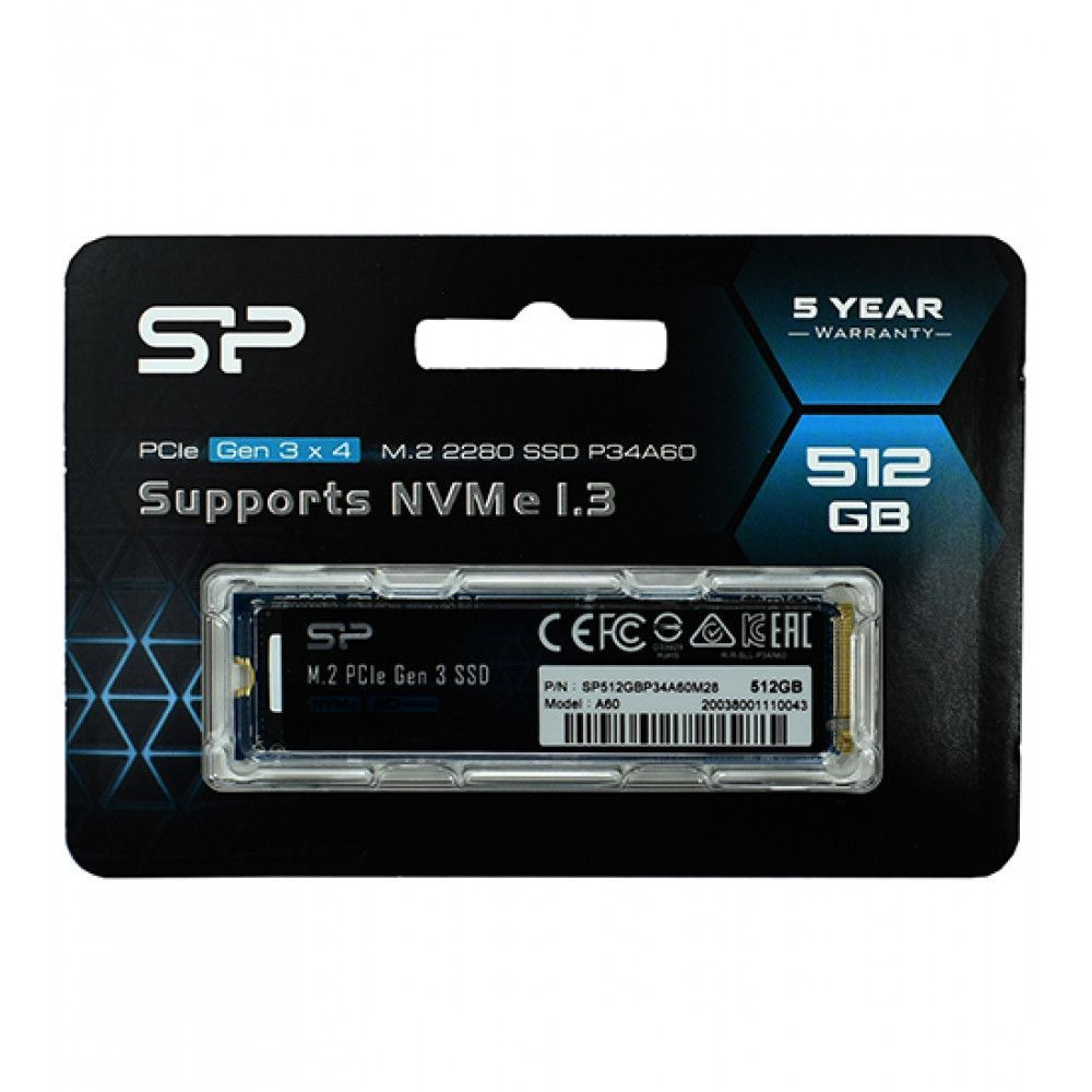 Silicon Power 512 ГБ Внутренний SSD-диск SP512GBP34A60M28 (SP512GBP34A60M28) #1