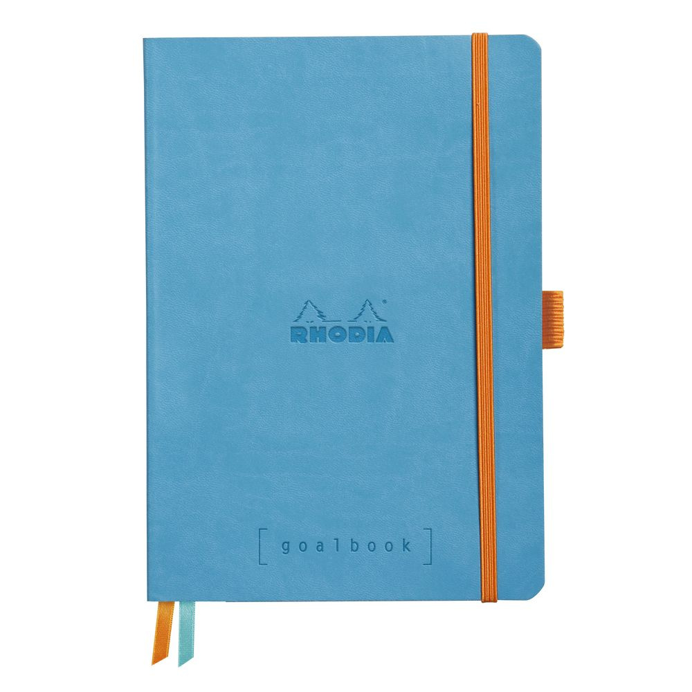 Записная книжка Rhodiarama Goalbook в мягкой обложке, A5, точка, 90 г, Turquoise Бирюзовый  #1