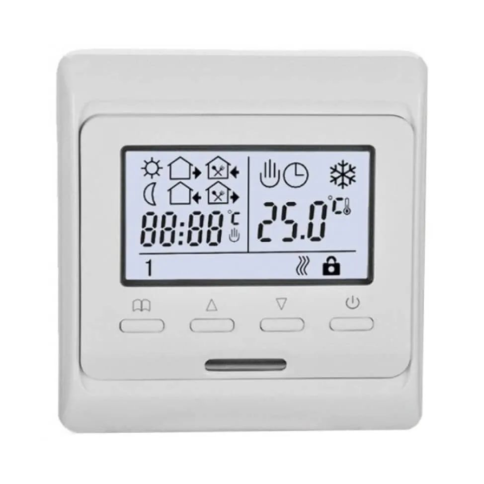 Терморегулятор/термостат комнатный с датчиком температуры тёплого пола 3м. 220В/16А ZEISSLER  #1