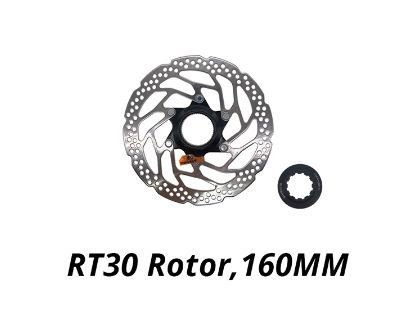 Тормозной диск Shimano RT30, 160мм, C.Lock, только для полимерных колодок  #1