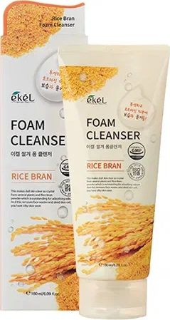 EKEL / Экель Foam Cleanser Rice Bran Пенка для умывания очищающая с экстрактом коричневого риса 180мл #1