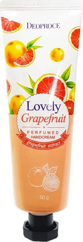 DEOPROCE / Диопрос Lovely Grapefruit Perfumed Handcream Крем для рук питательный с ароматом грейпфрута #1