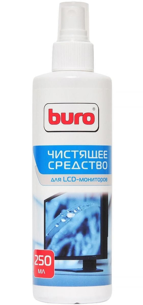 Спрей Buro BU-Slcd для экранов ЖК мониторов, 250 мл - упаковка 6 шт (817430)  #1