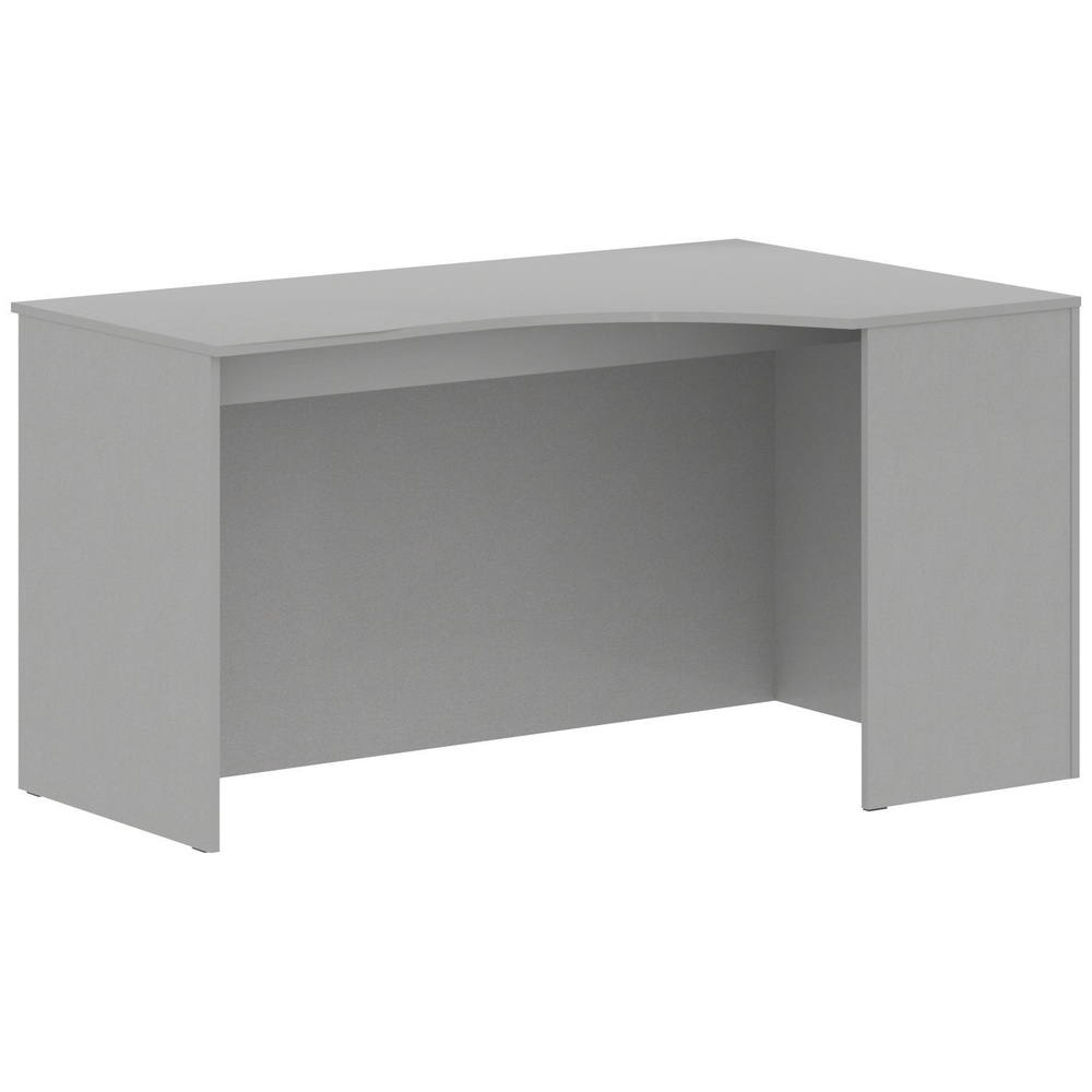 Компьютерный угловой стол SIMPLE SE-1400(R), правый угол, серый, 140х90х760 см  #1