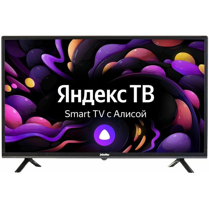 Doffler Телевизор 32" HD, черный #1