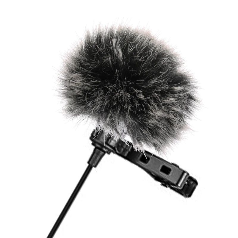 ICAM Аксессуар для микрофона для гарнитур меховая ветрозащита, черный  #1