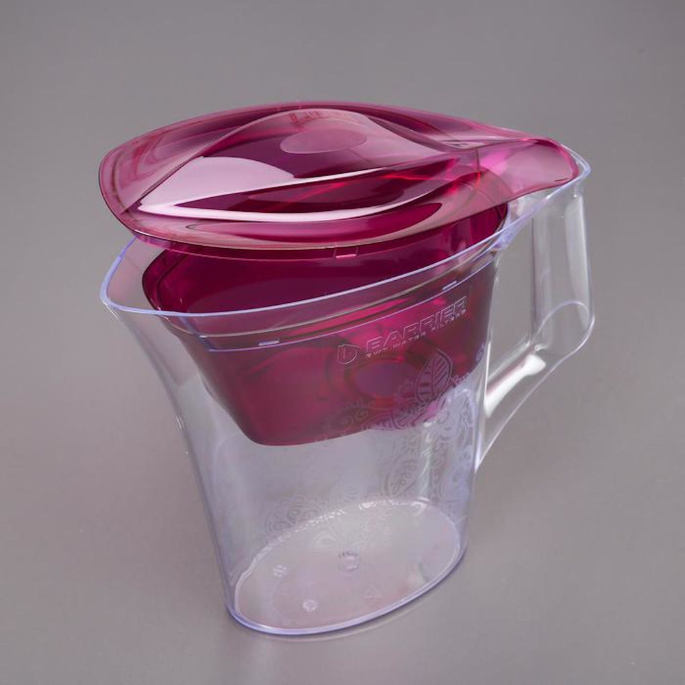 Фильтр-кувшин для очистки воды Барьер-Танго 2,5 л с узором, цвет пурпурный  #1