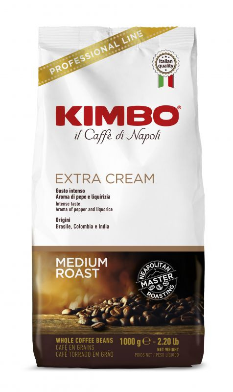 Кофе зерновой KIMBO Extra Cream, 1кг #1