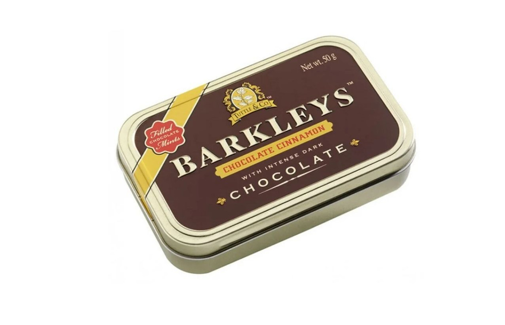 Шоколадное драже Barkleys Mints Барклайс шоколад с корицей, 50 г  #1