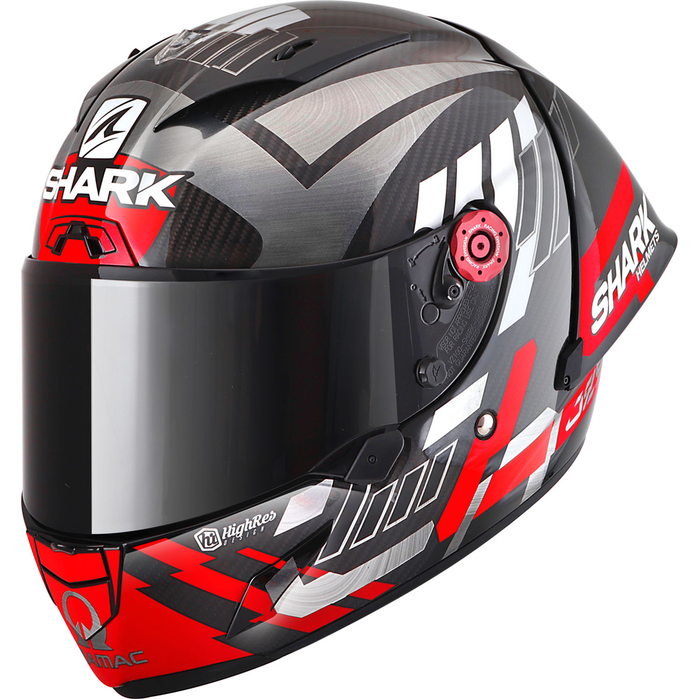 Мотошлем интеграл Shark RACE-R PRO GP 06 ZARCO WINTER TEST Black/Chrome/Red, XL #1