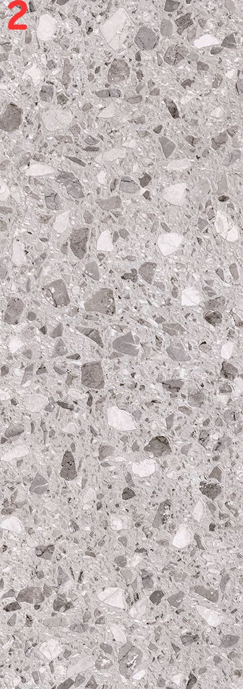 Плитка настенная Terrazzo Grigio 25.1x70.9 см 1.25 м цвет серый (2 шт.) #1