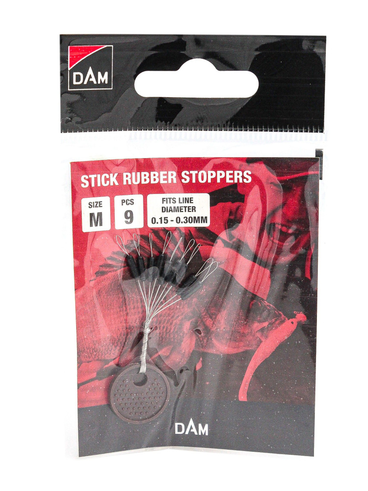 Набор стопоров DAM Stick rubber M #1