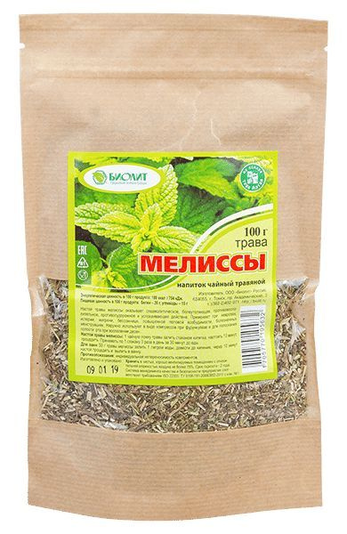 Травяной чай из Мелиссы, Биолит, 100 гр #1