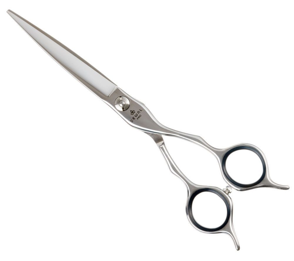 Парикмахерские ножницы DEWAL PRO PROFI STEP прямые эргономичные 6,5" с двумя литыми упорами, серебристые #1
