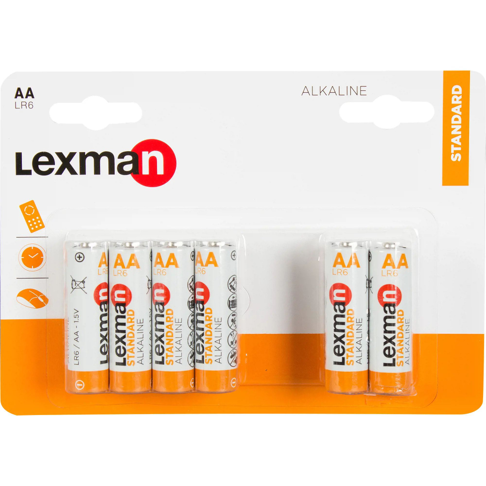 Lexman Батарейка AA, Гибридный тип, 12 шт #1